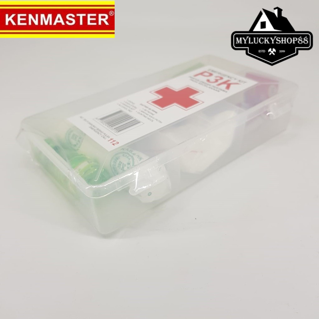 Kenmaster Kotak Obat Obatan P3K Emergency Kit Pertolongan Pertama