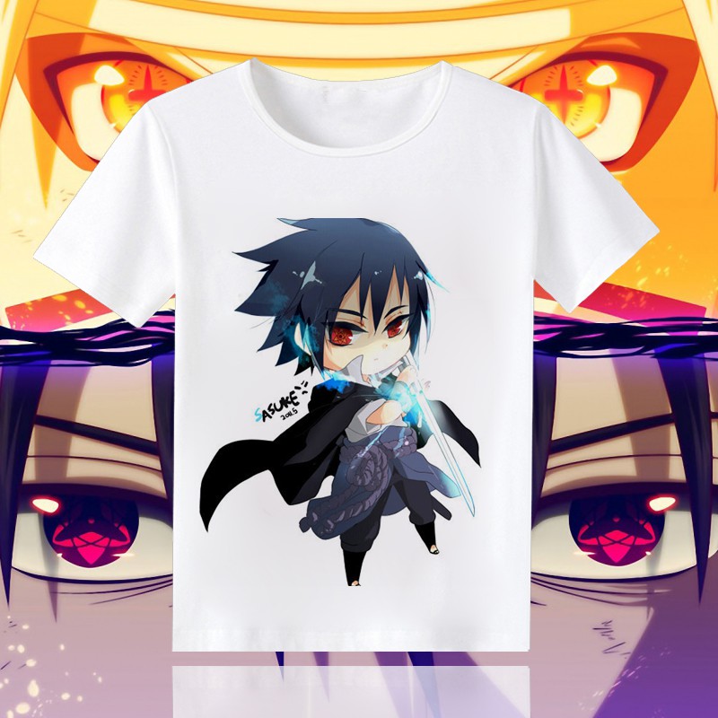 Kaos T Shirt Lengan Pendek Gambar Anime Naruto