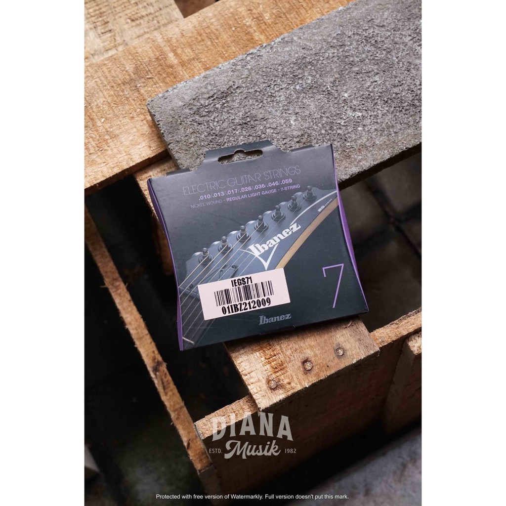 Senar Gitar Ibanez 7 String Nickel Wound IEGS71 10 - 59