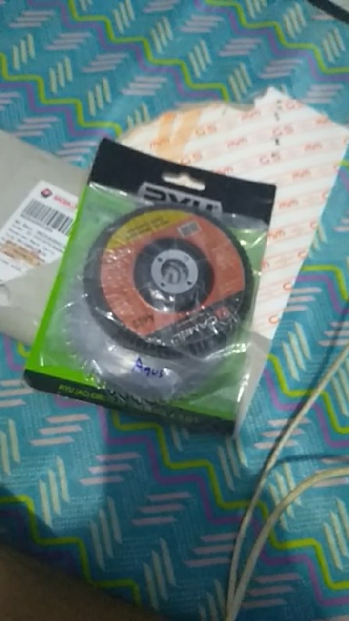 Mata Batu Gerinda Gurinda Amplas Susun Flap Disc 4 Inch Inci
