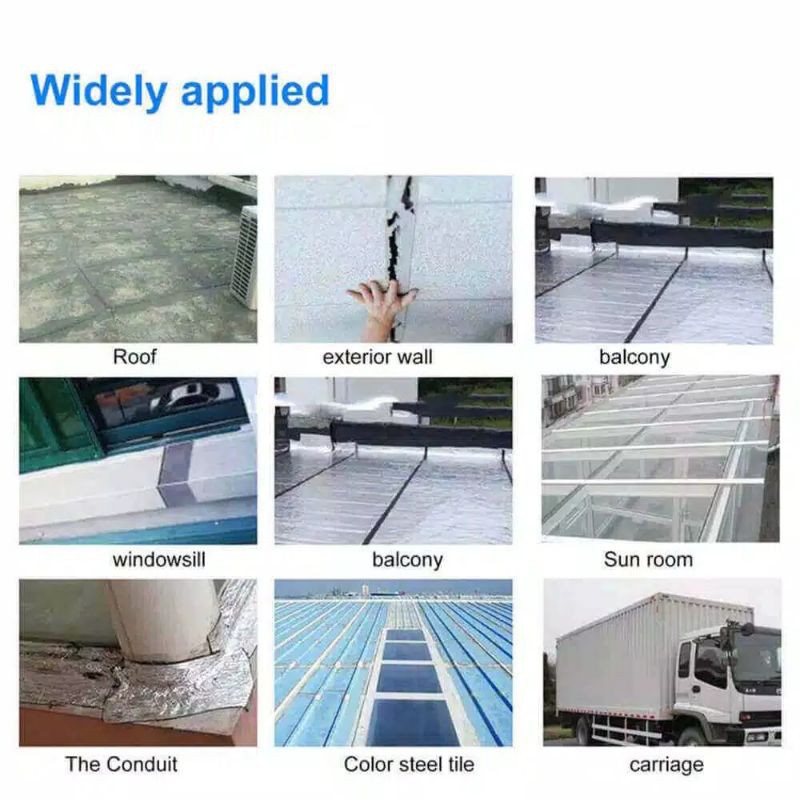 LAKBAN AJAIB ORIGINAL WATERPROOF TAPE ROOF Lakban Alumunium Tahan Air Panas Anti Bocor