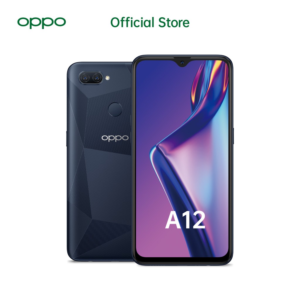 OPPO A12 4GB/64GB [4230 mAh, Finger Print, 13 MP Double Camera