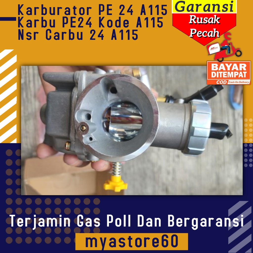 Karburator PE 24 A115 Karbu Carburator PE24 Kode A115 Nsr Carbu A115