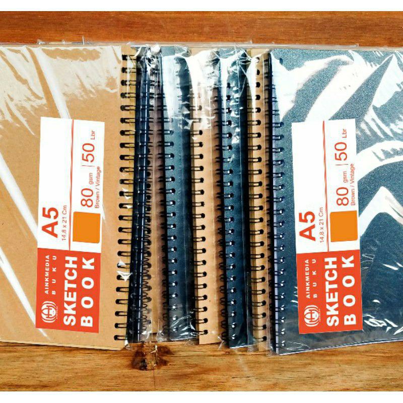 

NOTEBOOK SPIRAL BUKU SKETSA SKETCH BOOK (COD)
