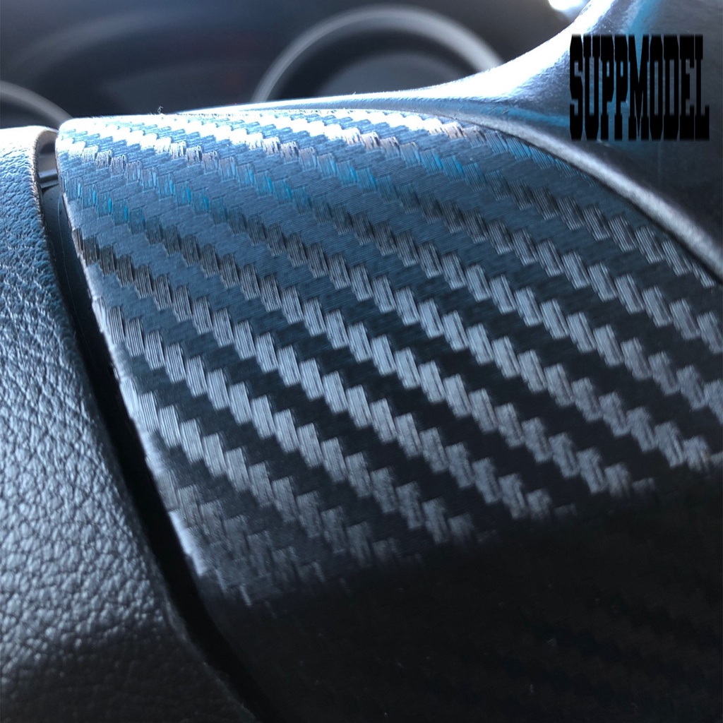 Stiker Film Roll 3D Carbon Fiber Vinyl Anti Gores Untuk Dekorasi Mobil DIY