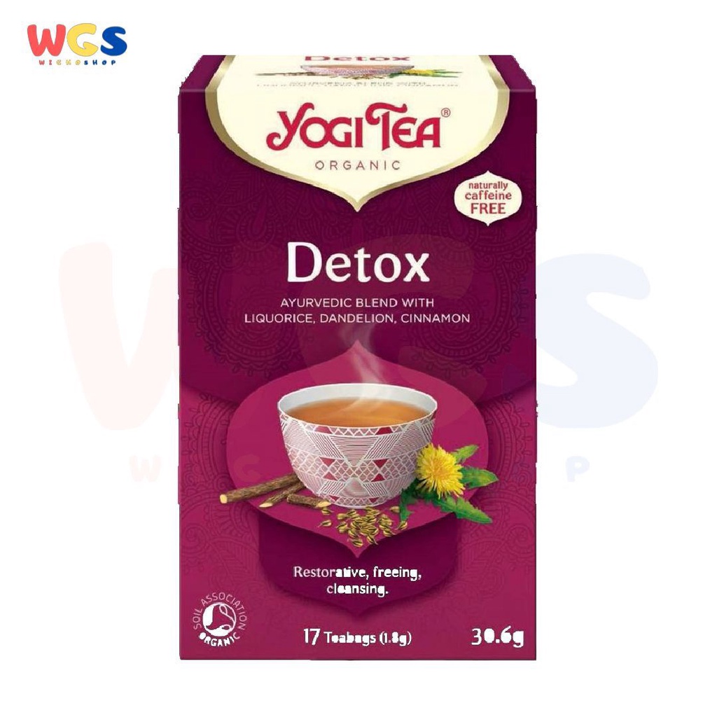 Yogi Tea Organic Detox Ayurdevic Blend Herbal Tea 17p x 1.8g