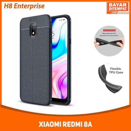 Case Leather Auto Focus Original Xiaomi Redmi 8a Autofocus Original Softcase