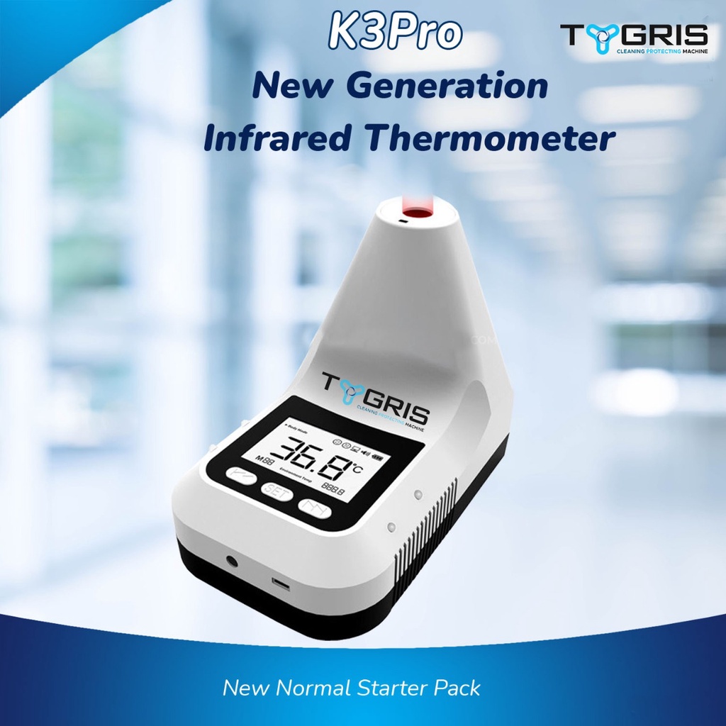 Termometer K3 Pro Infrared Non contact Paket Tripod