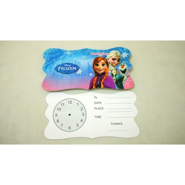 82 Contoh Kartu Undangan Ulang Tahun Frozen Gratis Terbaru