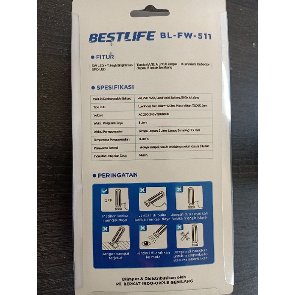 SENTER TANGAN BESTLIFE BL-FW-511