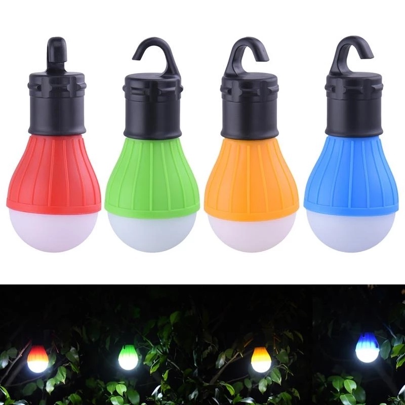 Lampu Bohlam Led Darurat Mini Portable Warna Acak Untuk Tenda Outdoor