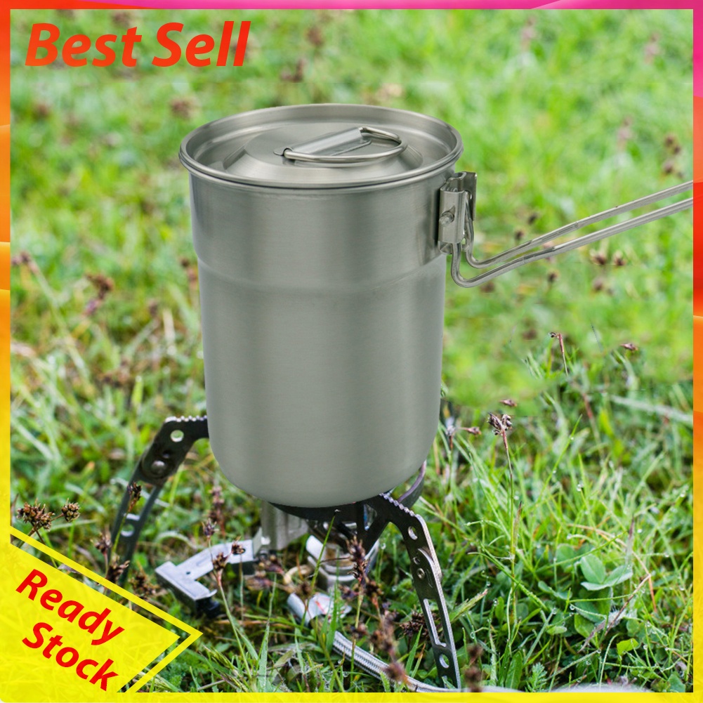 Foldable Cooking Tableware Pots Outdoor Camping Picnic Cookware Coffee Cups