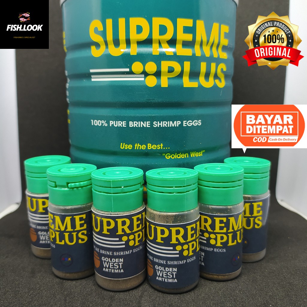 Artemia Supreme Plus 10 Gram SupremePlus Golden West Kultur 10gram 10gr