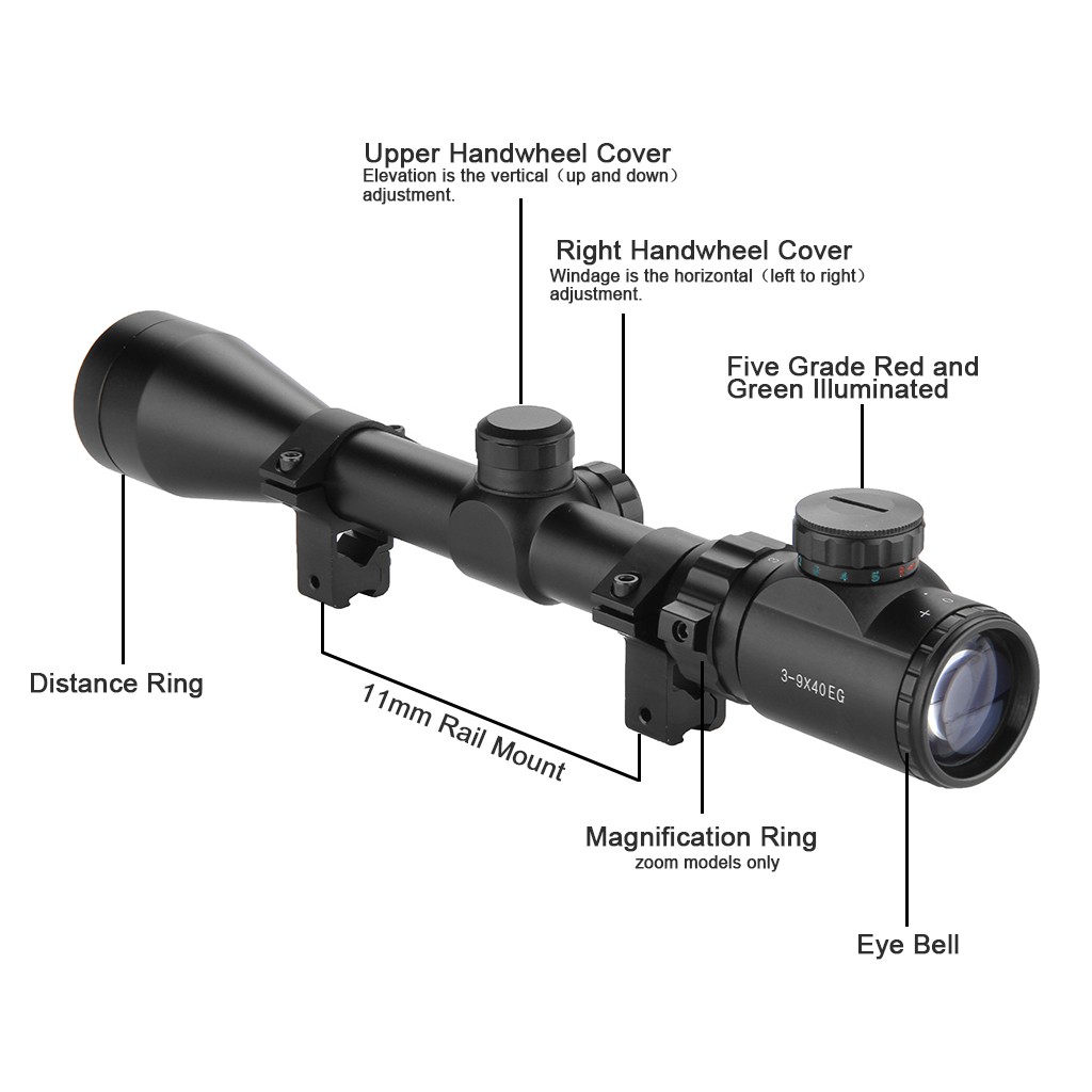 Bushnell 3-9x40 EG - Telescope Bushnell 3-9x40EG - 3-9x40 EG - Tele Scope - Teleskop - Teropong