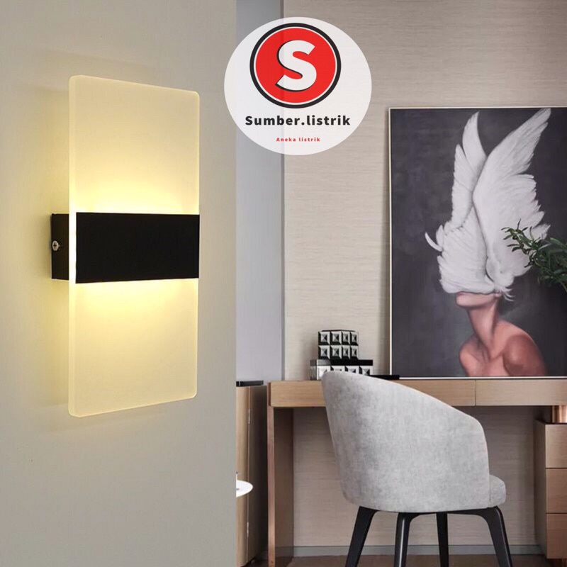 Lampu hias dinding 3w kamar tempel led corridor light 3w /lampu ding ding/putih /warm white