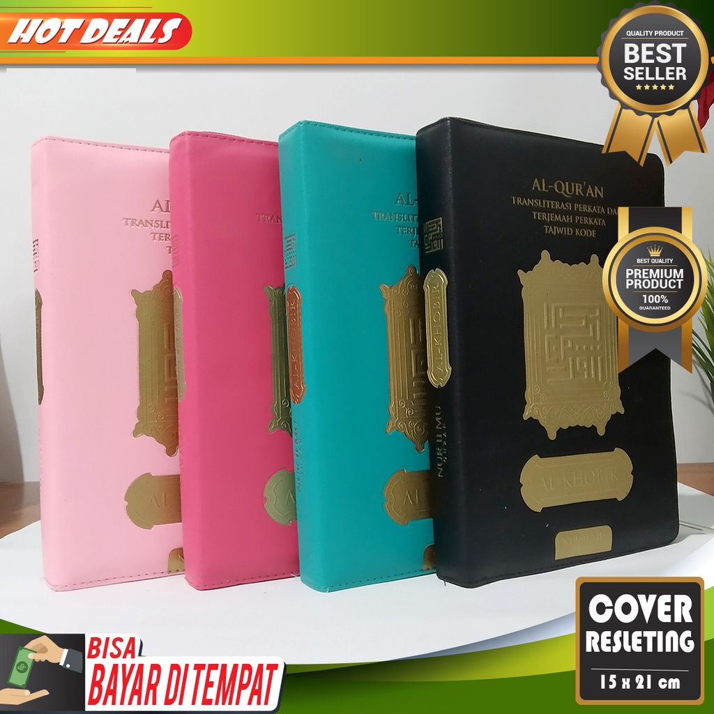 RESLETING - A5 - Alquran Sedang Murah (15x21cm) Al Quran Terjemah Perkata Transliterasi Al Khobir A5