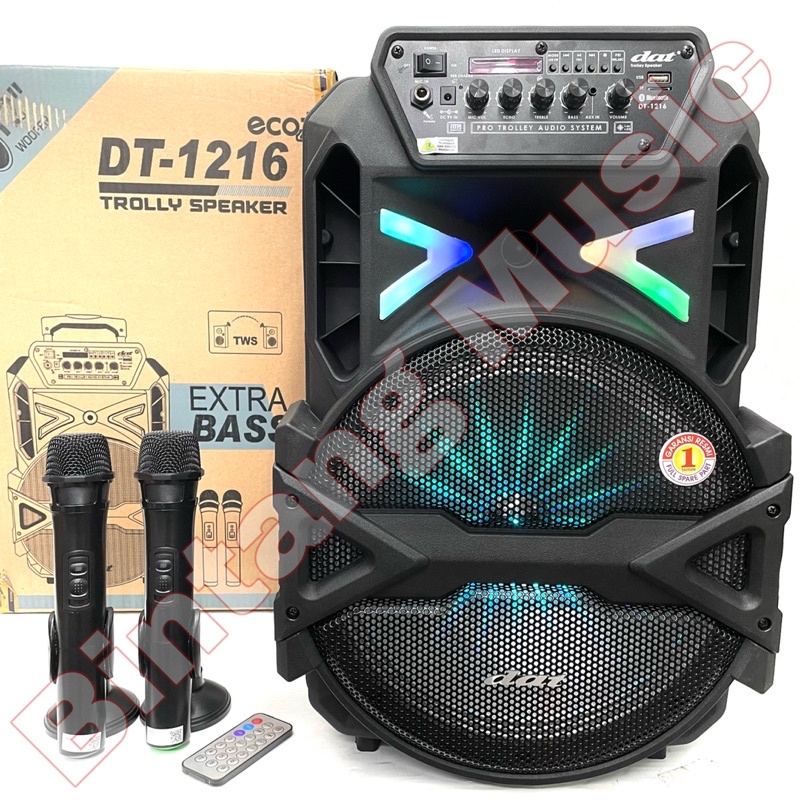 Speaker Portable DAT DT 1216 Echo Original dat dt1216 echo 12inch