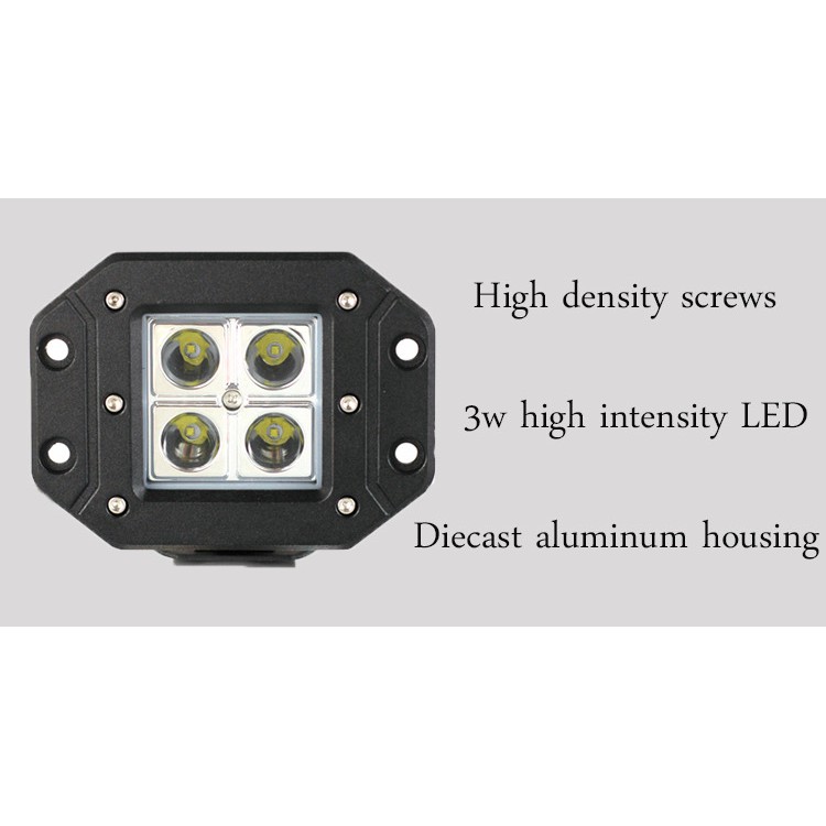 Lampu Cree Work Light 4 Mata LED SuperBright Waterproof SKU-2775