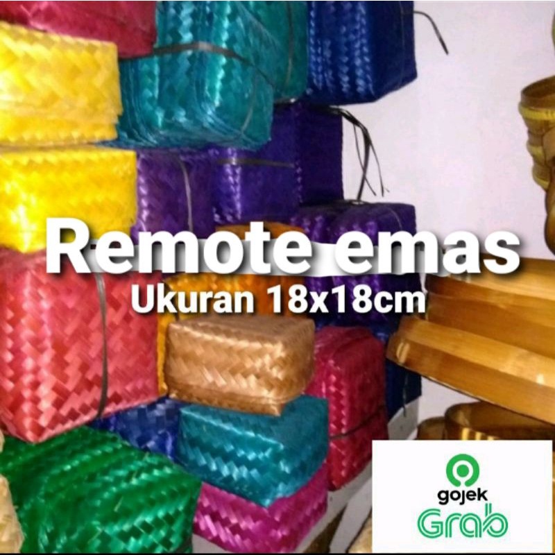 BESEK BAMBU WARNA 18x18 CM BESEK NASI BESEK HAMPERS 18CM PITHI SEPASANG