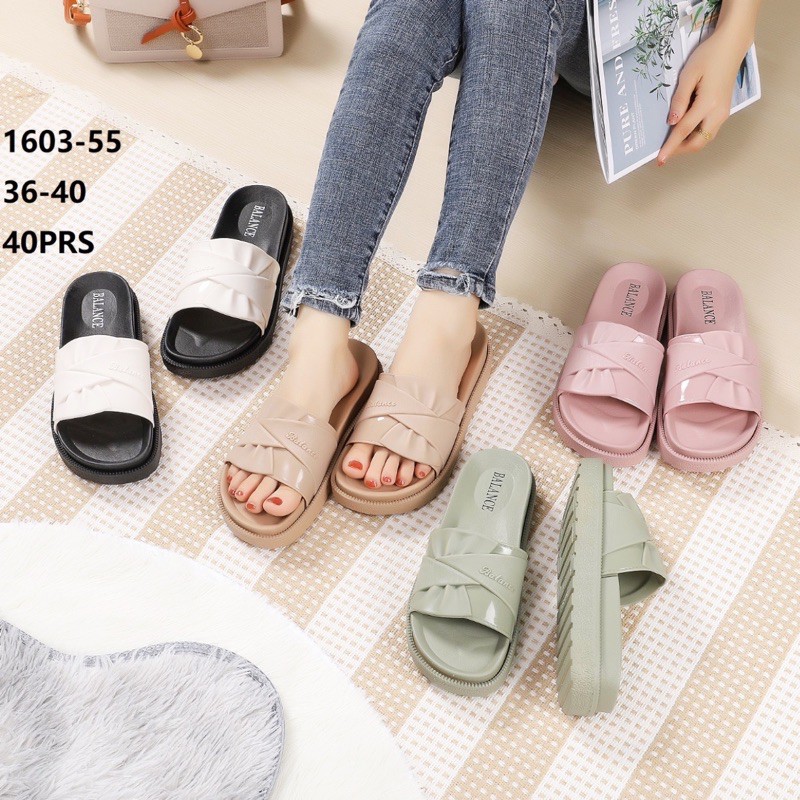 BALANCE SANDAL JELLY SLOP PITA ZIGZAG 1603-55