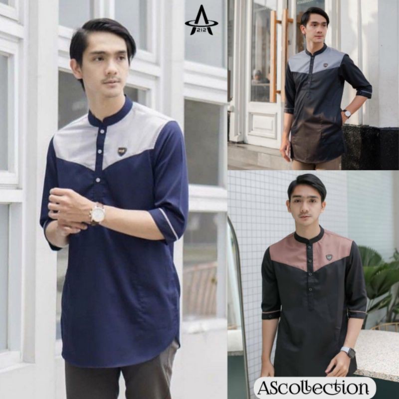  FASHION  PRIA  KOKO KURTA HANAFI AZZAHIR TERKINI M L XL 