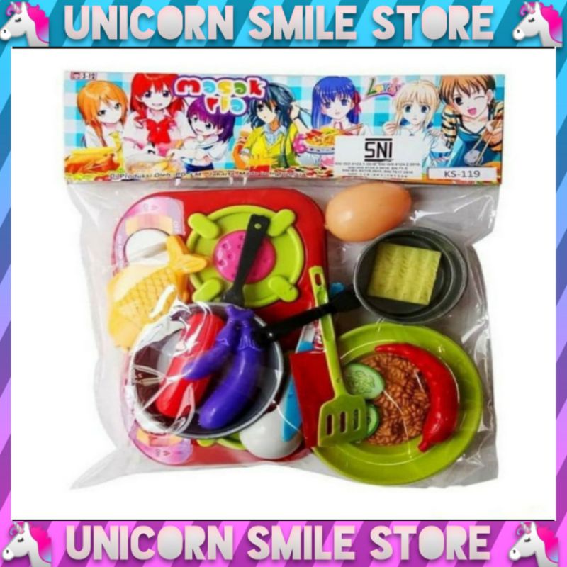 MAINAN ANAK MASAK MASAKAN / MAINAN PEREMPUAN KS 139 119 MASAK MASAKAN NASI GORENG PROMO TERMURAH COD