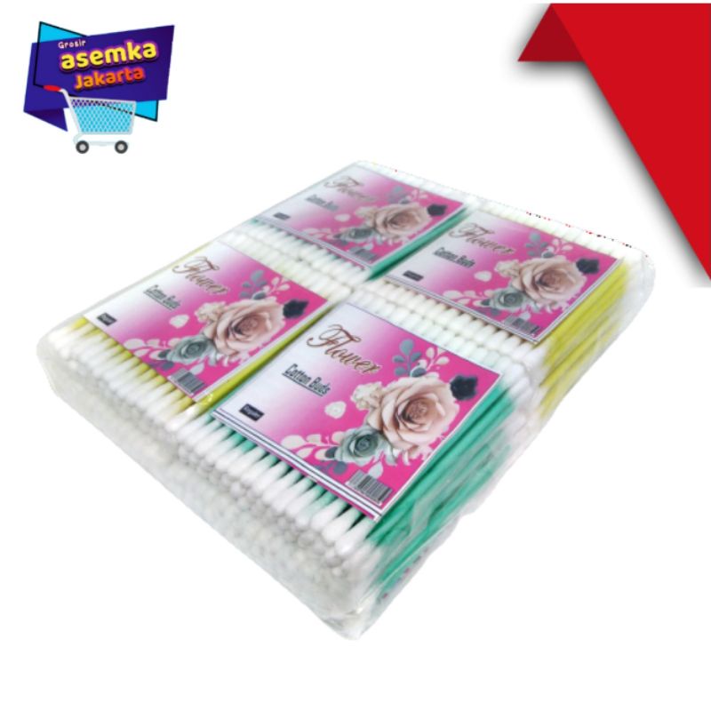 Cotton Buds 12sachet Korek kuping kapas grosir