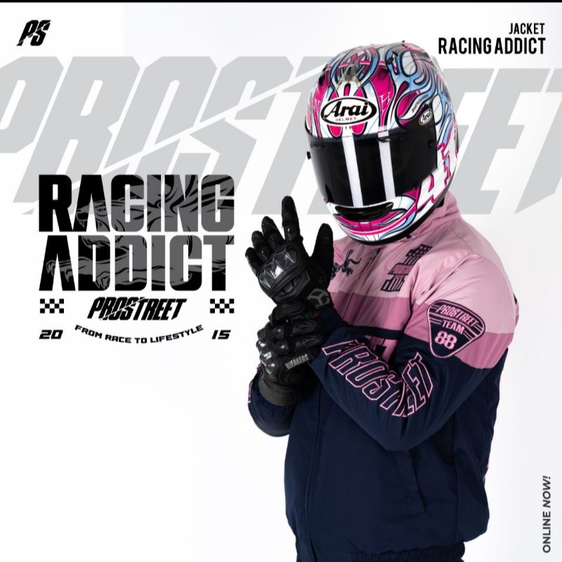 JACKET | PROSTREET | RACING ADDICT | FUSCHIA NIGHT | PINK | PREMIUM | ORIGINAL