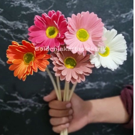 Bunga Daisy Gerbera / Herbras Artificial high Quality Flower