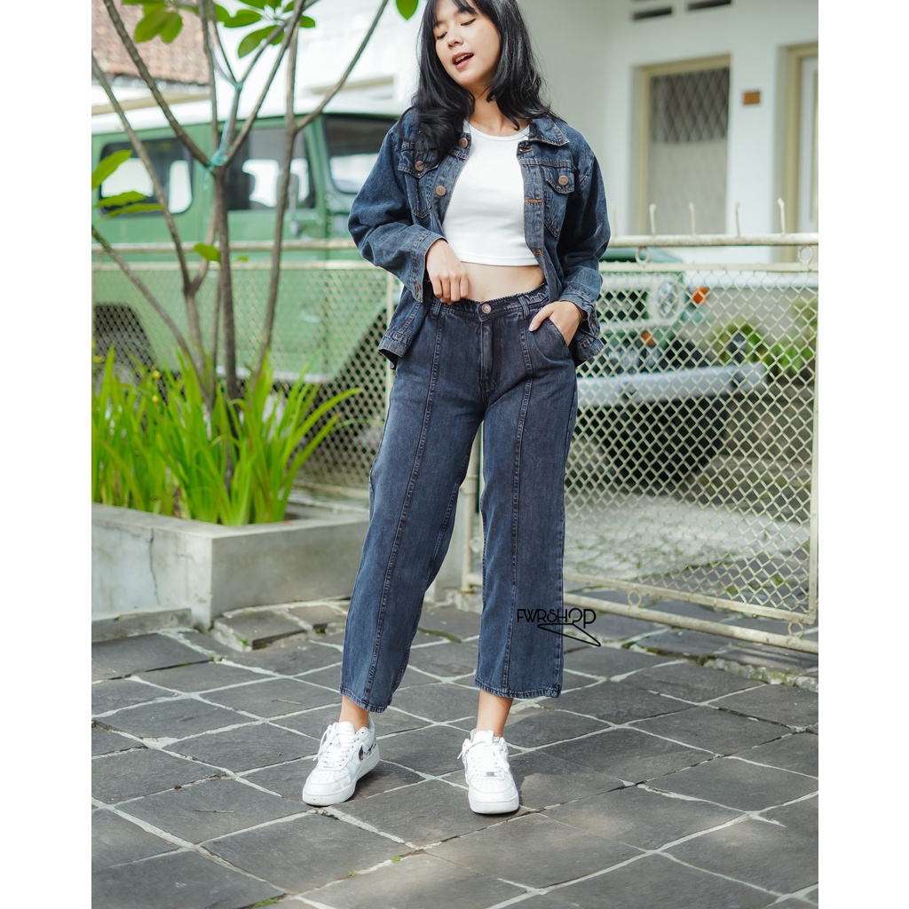 FWR - RIBKA KULOT JEANS WANITA