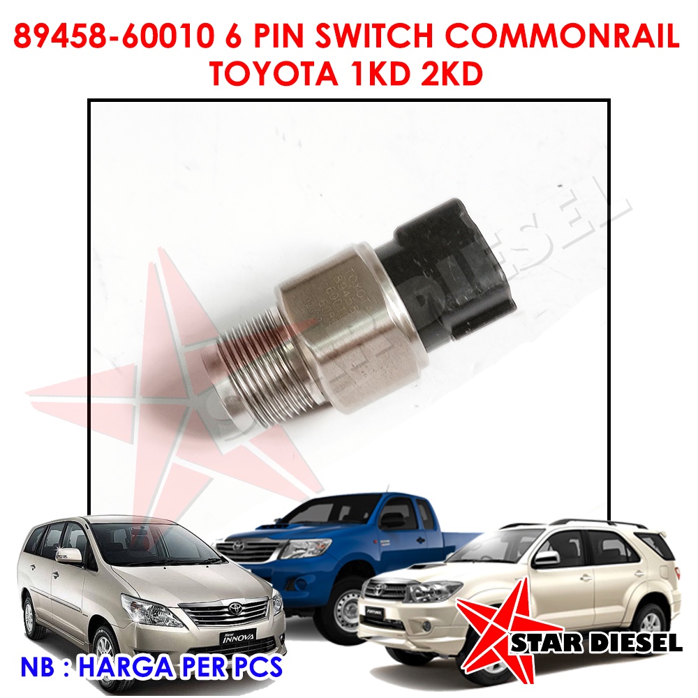 SENSOR LIMITER COMMONRAIL HILUX 1K 2KD 6 PIN LIMITER SWITCH COMMONRAIL SENSOR LIMITER INNOVA  SENSOR