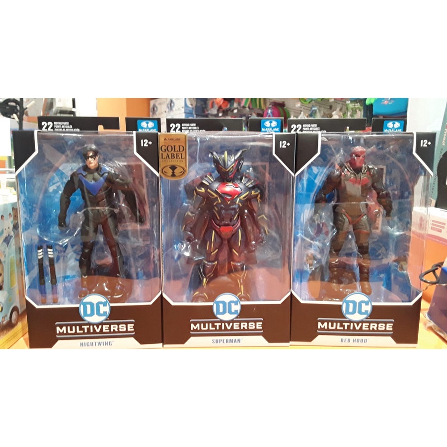 Sale Mainan: DC Multiverse Nightwing/ Superman/ Red Hood Ori McFarlane