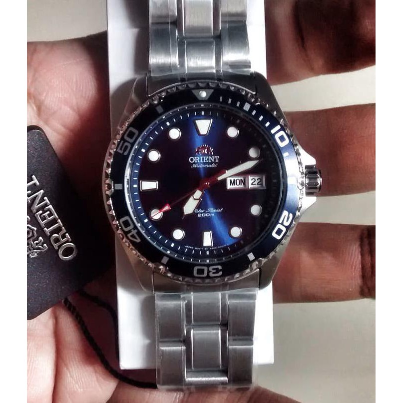 Cuci Gudang Orient Blue Ray Gen Ii Diver Automatic