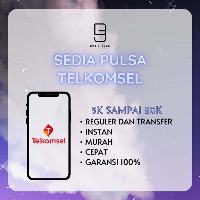 Murah, Pulsa Telkomsel 5rb, 10rb, 15rb, 20rb