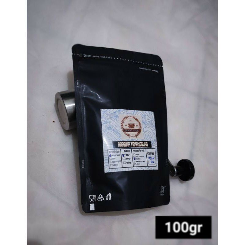 

kopi arabika temanggung washed 100gr biji/bubuk lokajaya kopi
