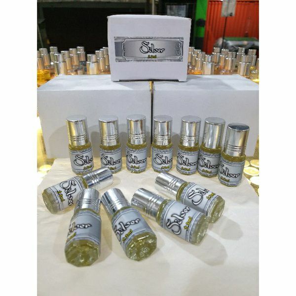 Silver 3ml parfum bibit murni minyak wangi asli awet tahan lama