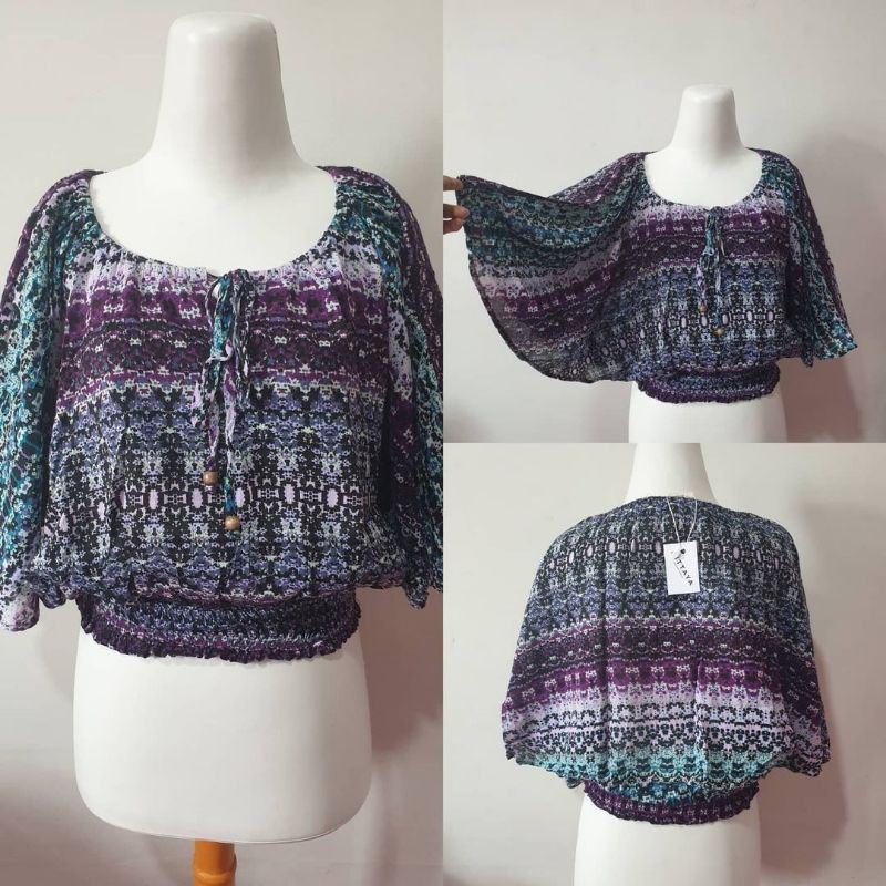 Sale... [ YF ] New... MOSSIMO Blouse Kelelawar Import China