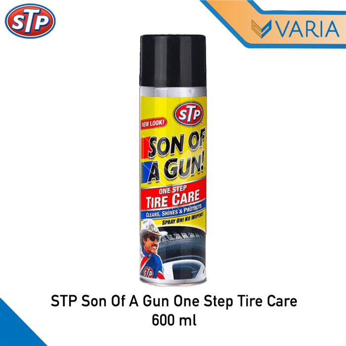 STP Son Of A Gun One Step Tire Care 600 ml Semir Pelindung Ban