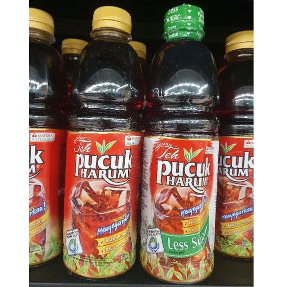 

Teh PUCUK Harum minuman botol ORIGINAL / LESS SUGAR 350ml