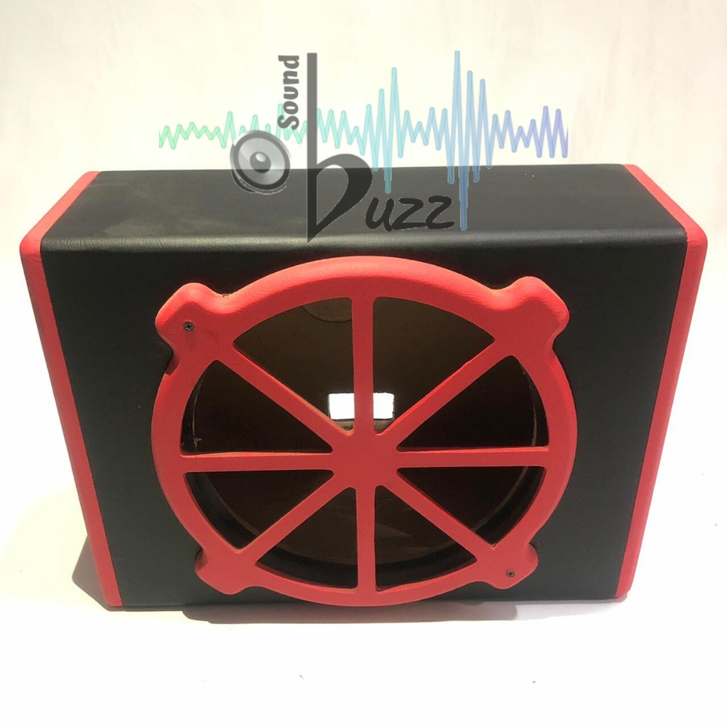 Box Speaker Miring / avanza Merah Hitam 12 inch tutup model bintang