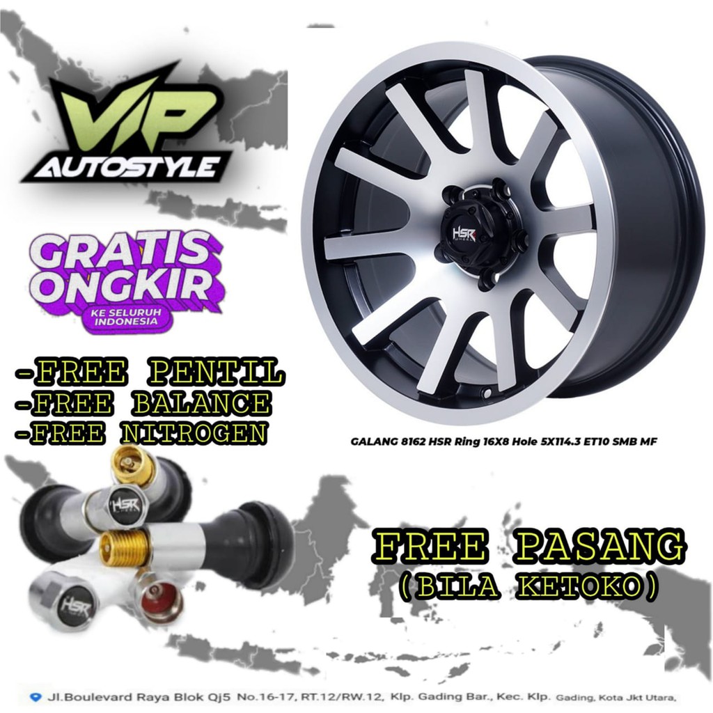 Velg Mobil Semi Offroad R16 Hsr Galang Rush Innova Terios Taruna Captiva Xpander Outlander Dll Shopee Indonesia