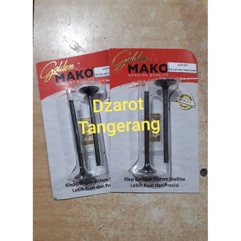 Kelep Klep Valve Sonic 150 Fi CB 150 Led CBR 150 Led Supra GTR SET 4pcs