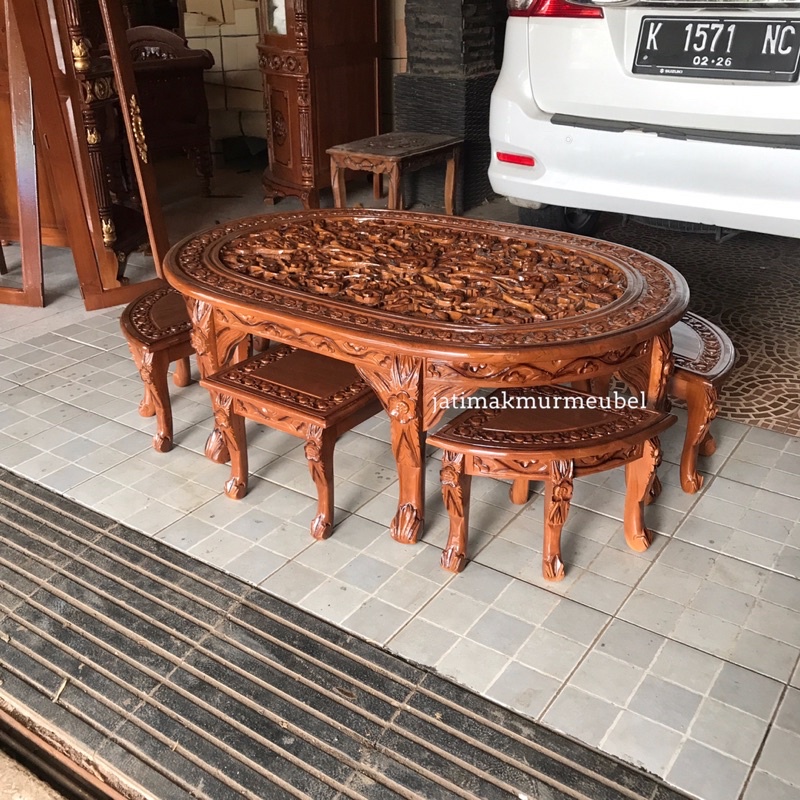 MEJA TAMU OSIN / MEJA OSIN / MEJA JATI / MEJA UKIR