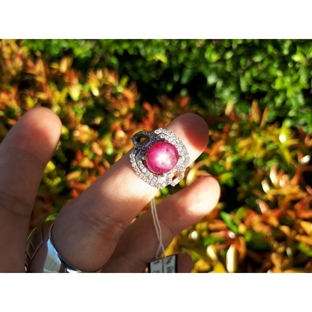 Batu Permata Ruby Birma Ster RB005 Origin Burma Natural