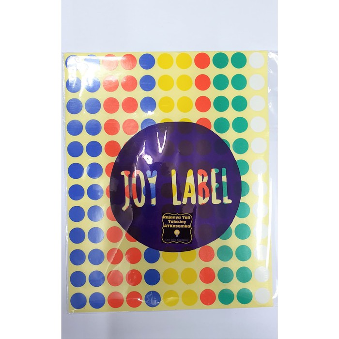 

Joy Label Colour Sticker Dot 8mm 13mm Bukan Tom Jerry 97 114