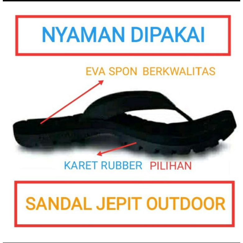 SANDAL CASUAL JAPIT GUNUNG TALI WEBING ERGER