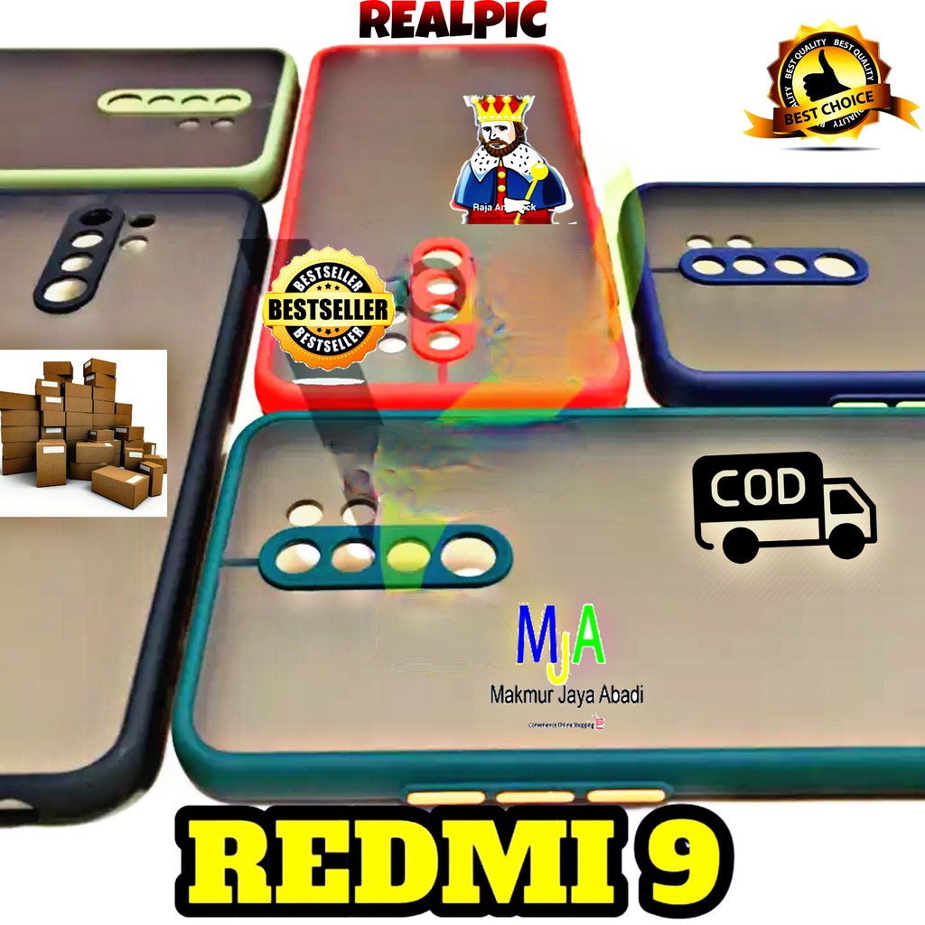 SOFTCASE XIAOMI REDMI 9 - CASE MATTE FULL COLOUR MY CHOICE BUMPER CASE PELINDUNG KAMERA