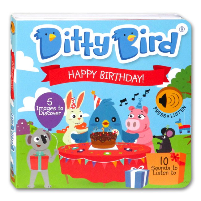 (WP) Ditty Bird Happy Birthday Board Book