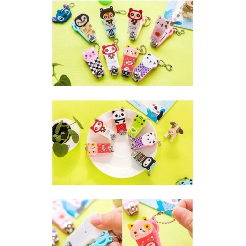 Nail clipper mini / gunting kuku karakter anak / gantungan gunting kuku unik