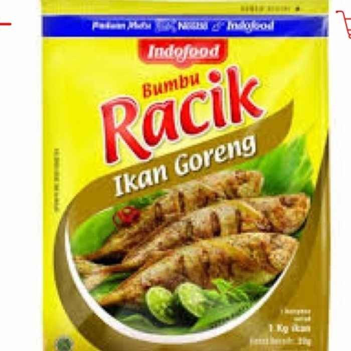 

makanan bumbu indofood racik ikan goreng saset 26gr (10pc)